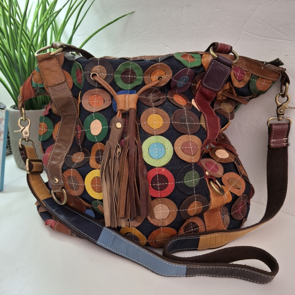 APC Colorful Leather Hobo Bag